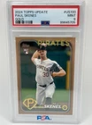 2024 Topps Update Paul Skenes #US100 Gold /2024 PSA 9 Rookie Card Pirates 🔥🔥