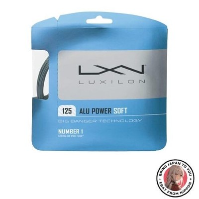 Neu LUXILON ALU POWER 125 Tennissaite Alpower Soft 125 Einzelsaite silber