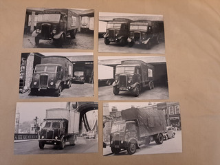 Vintage Meat Transport Smithfield Job Lot x 10 Lorry Photographs