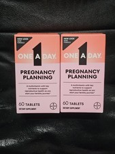 2 Box One A Day Pregnancy Planning Pre-Pregnancy Multivitamin 60ct EXP 9/27 NEW