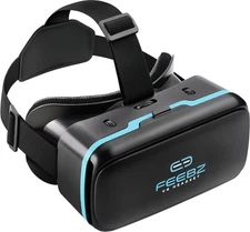 VR Headset for iPhone & Android 1.0 - Kids | with Links to 3D Blue 