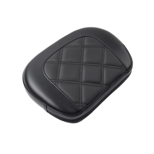 Black Stitching Passenger Sissy Bar Backrest Pad For Harley Electra Road Glide - Picture 2 of 10
