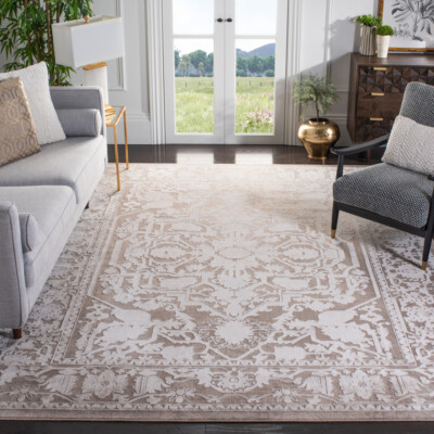 SAFAVIEH Reflection Collection RFT665A Beige / Cream Rug