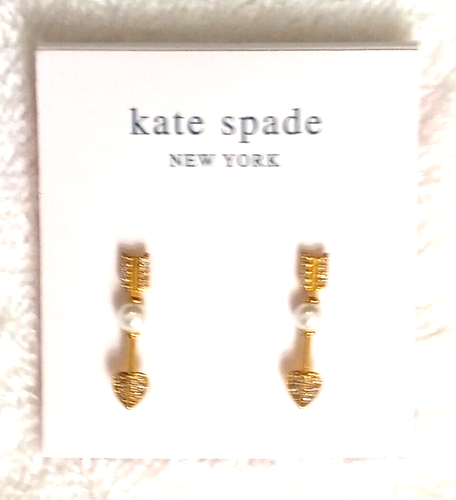KATE SPADE LOVE GAME ARROW EARRINGS NWT - Picture 6 of 13