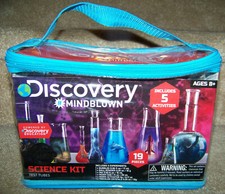 Discovery Mindblown STEM Science Chemistry Kit Test Tubes 5 Activities NEW