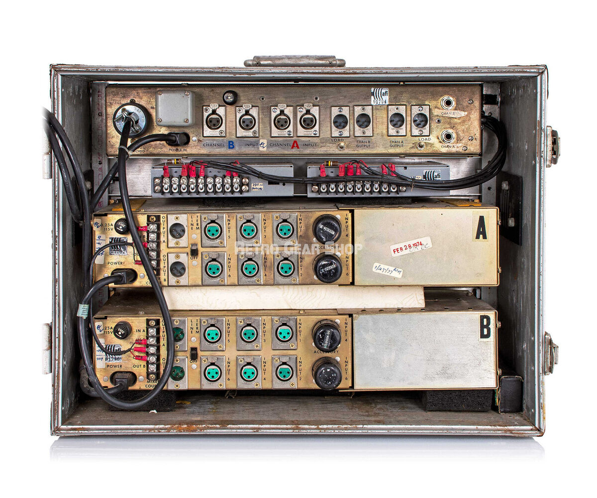 Ampex AM-10 Mixer + Meters Fairchild 663 Passive Compressors Ampex AM-10 Mixer + Meters Fairchild 663 Passive Compressors
