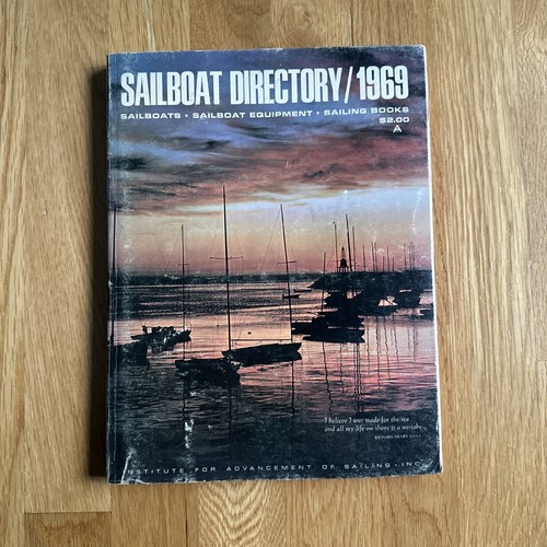 Vintage 1969 Sailboat Directory Institute for Advancement of Sailing Equipment - Bild 1 von 12