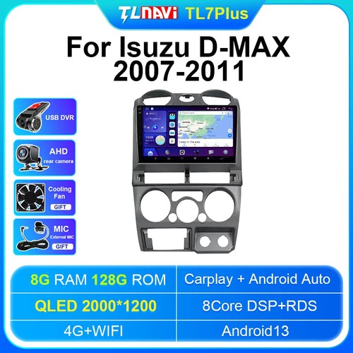 Tulenavi Carplay For Isuzu D-MAX DMAX 2007 -2011 Car Radio Android 13 GPS Player - Picture 48 of 48