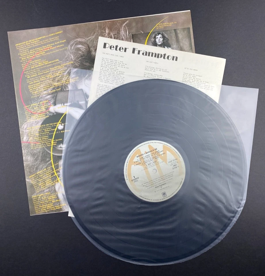 Peter Frampton Where I Should Be Japan Import Classic Rock vinyl record LP NM M- - Image 2 of 4