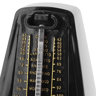 Metronomo Meccanico Ed Elettronico Universal - Per Piano, Batteria, Bianco, Con Avvolgimento A Chiave - Foto 6