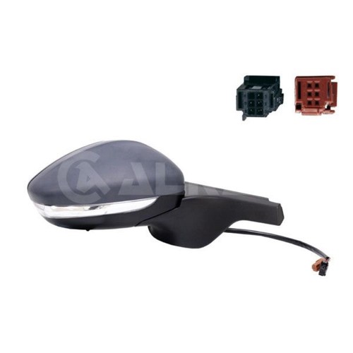 Johns Außenspiegel Rechts Für Citroen C3/DS3 - Lackierbar, Mit Blinker & Heizung