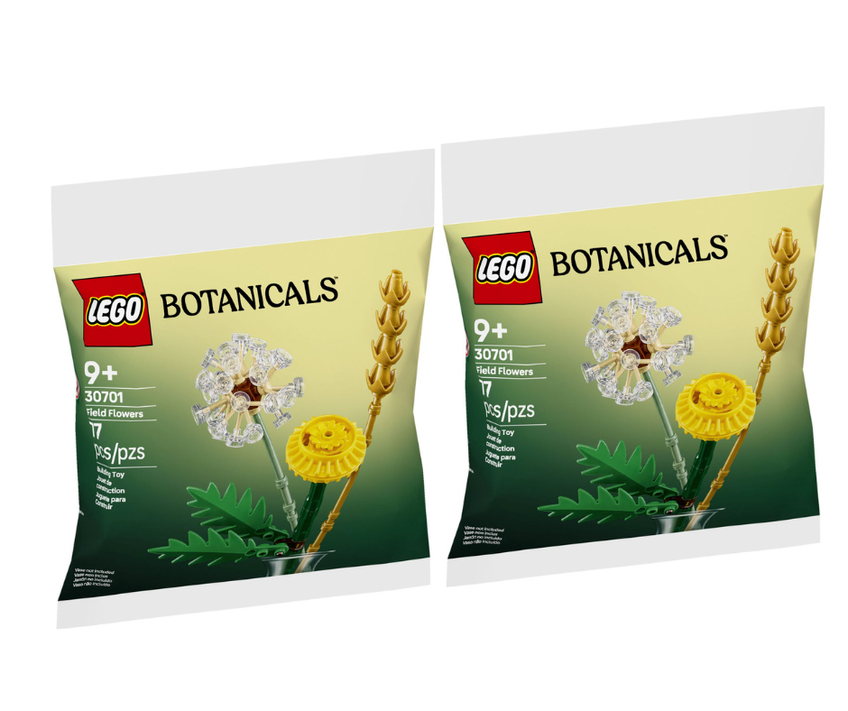 LEGO Botanicals 30701 Field Flowers Two Completed Set Sealed