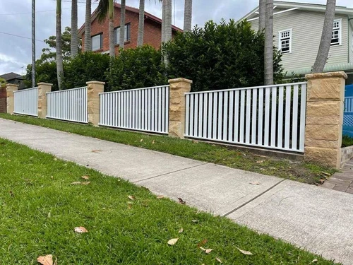White Black Dark Grey Cream Merbau Vertical Fencing Balustrade - Square Metre - Picture 8 of 10