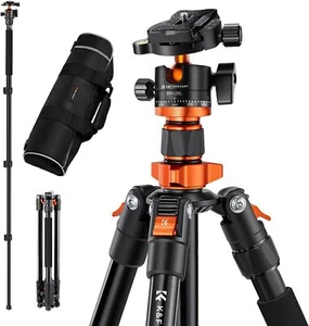 K&F CONCEPT 62 de pouce DSLR Caméra Tripod Compact Détachement Monopod Tripode avec tête