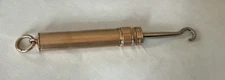 Antique Fairfield Sliding Button Hook, Gold Filled Glove Hook,  1885 Chatelaine