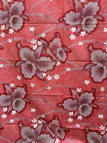 "Vintage Kimono Shibori Modello Giappone Kanebo Cotone Teen Tessuto 4,44 yds x 42""" - Foto 5 di 15