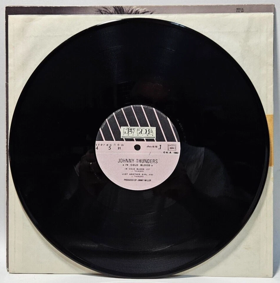 Johnny Thunders - In Cold Blood - New Rose 1984 France - EX - Ultrasonic Cleaned Foto 3 de 4