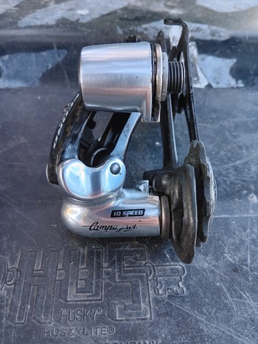 CAMPAGNOLO RECORD Titanium 10-Sp. Mid- Cage Rear Derailleur RARE VERSION MINT - Picture 2 of 4