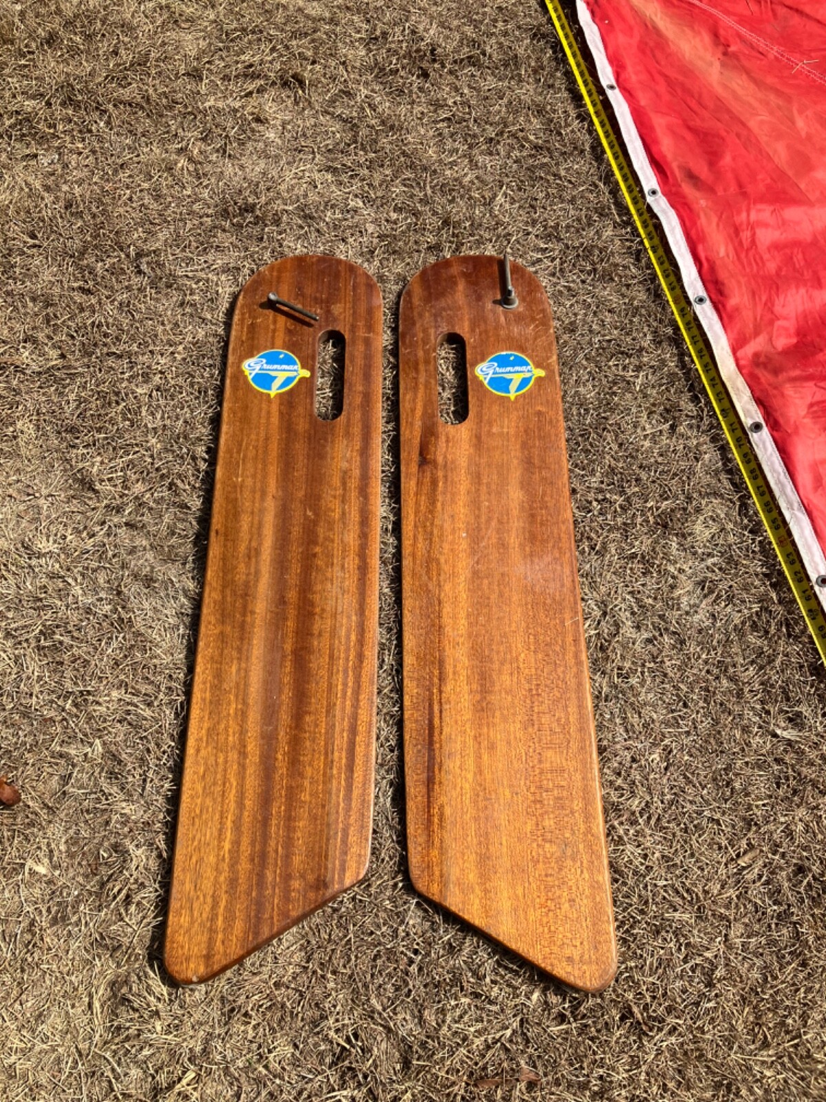 Vintage Grumman Canoe sail and 2 Leeboards eBay