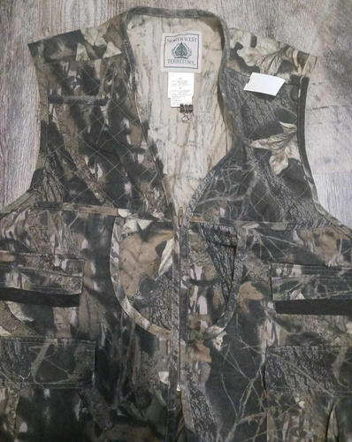 Northwest Territory Hunting Vest Mossy Oak Break Up Camouflage Green 2XL Regular