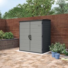 SHED STORAGE GARDEN TOOL OUTDOOR STORAGE PLASTIC SUNCAST RESIN SHEDS 6X4 SMALL ~