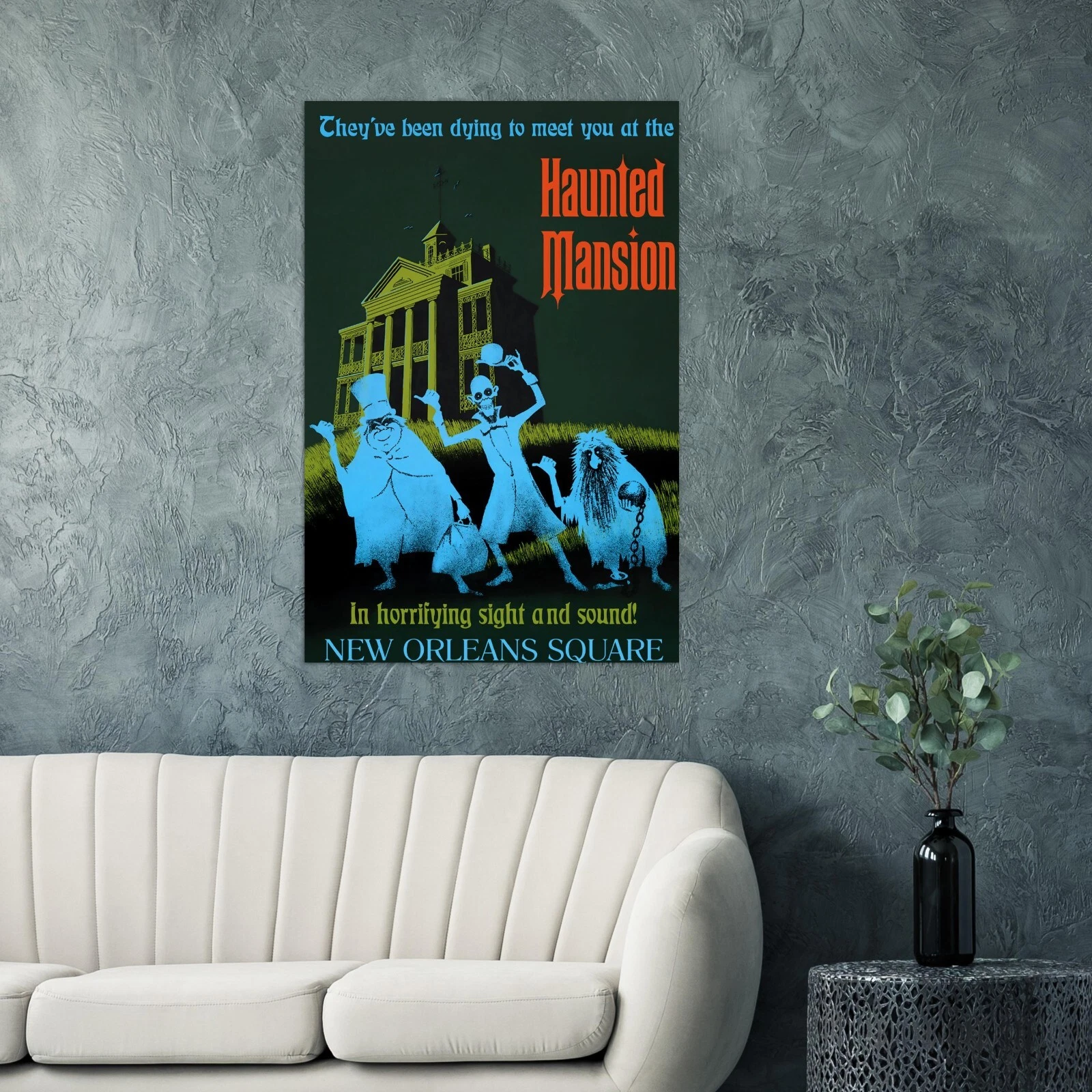 Disney Haunted Mansion Vintage Poster