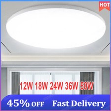 LED Ceiling Light Round Panel Down Lights Bathroom Kitchen Living Room Wall Lamp