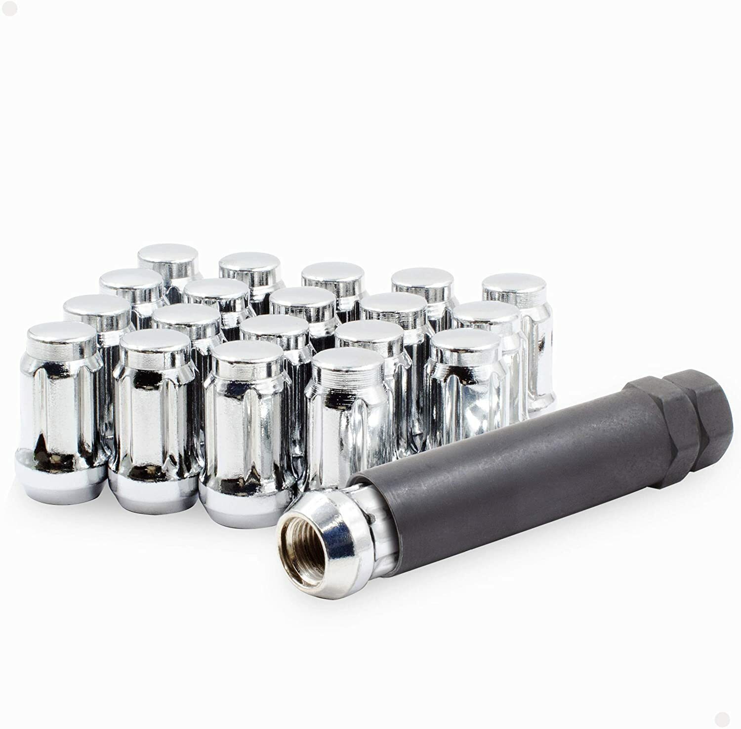 20 Chrome Spline Lug Nuts 12x1.25 For Infiniti G35 G37 Q50 Q60 Q45 FX