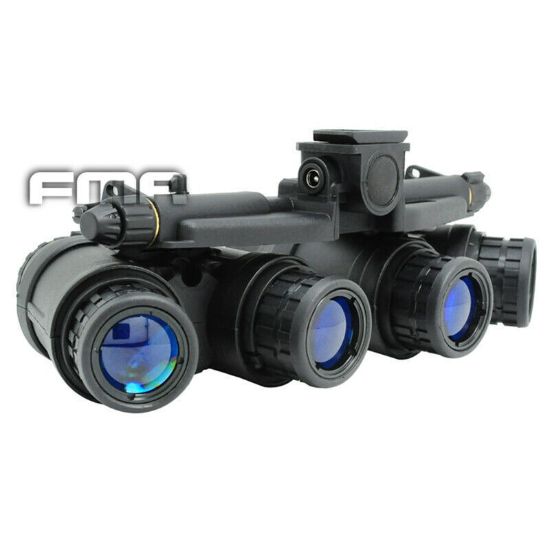 FMA Airsoft Dummy Dual Night Vision Goggles Black GPNVG 18 PVS 15 UK