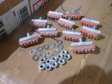 NOS NEW Weinmann Vintage Bicycle Red Brake Pads With Bolt  Nut Qty 10