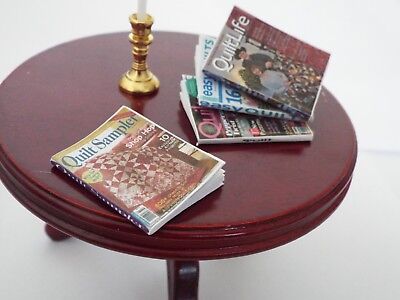 4 Miniature OPENING /'STEAMPUNK/' Magazines Dollshouse 1:12 scale