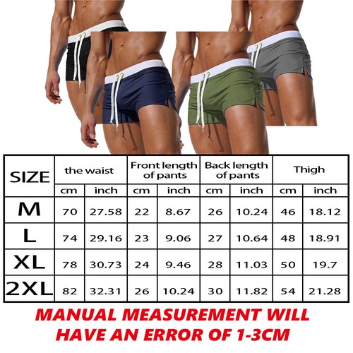 Badehose Herren Schwimmhosen Bademode Badeshorts Boxer Hosen Unterwäsche M-2XL - Bild 2 von 22