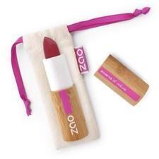 ZAO Rouge à lèvres Cocoon - 436 Rouge pourpre BIO Avec pochon coton
