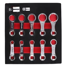 12PCS Torque Adapter Set SAE, 5/16", 3/8", 7/16", 1/2", 9/16", 5/8", 11/16"