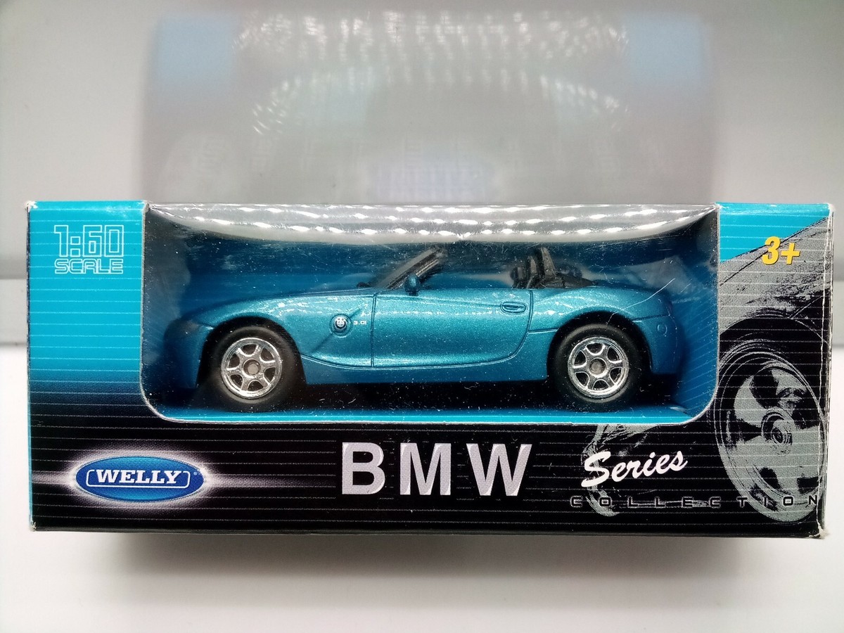 Welly 1:60 Scale / BMW Z4 Roadster - Blue - Model Car | eBay