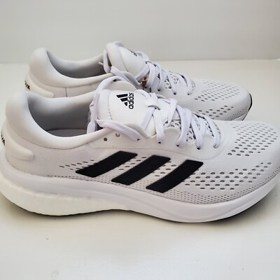 Adidas Supernova White/Black 2M 3-stripe Men's Athletic Shoe Size 8 GW9089 NEW