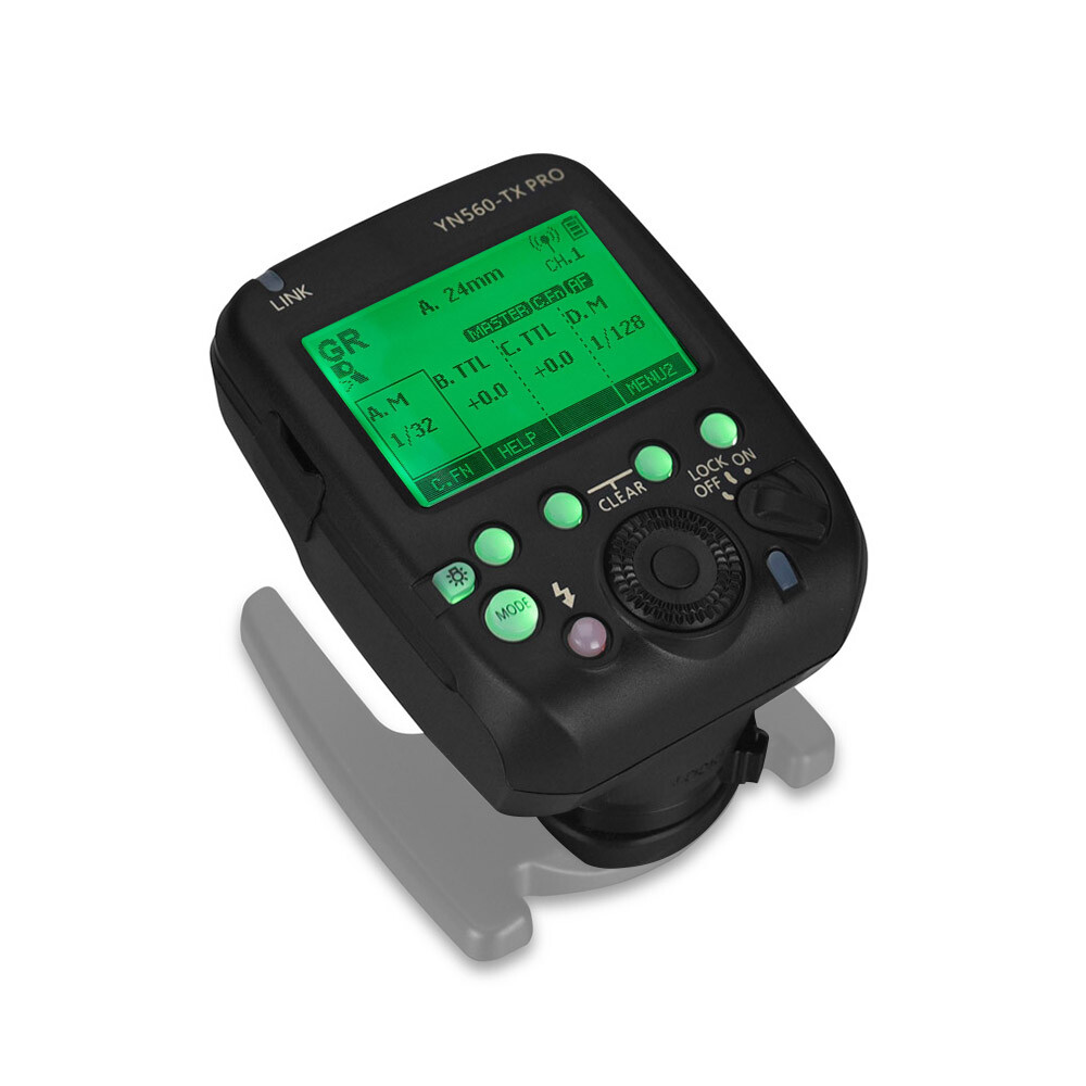 YONGNUO YN560-TX Pro Émetteur Flash 2.4G Pour Canon - Contrôle Groupes A-E - Portée 100m - Écran LCD