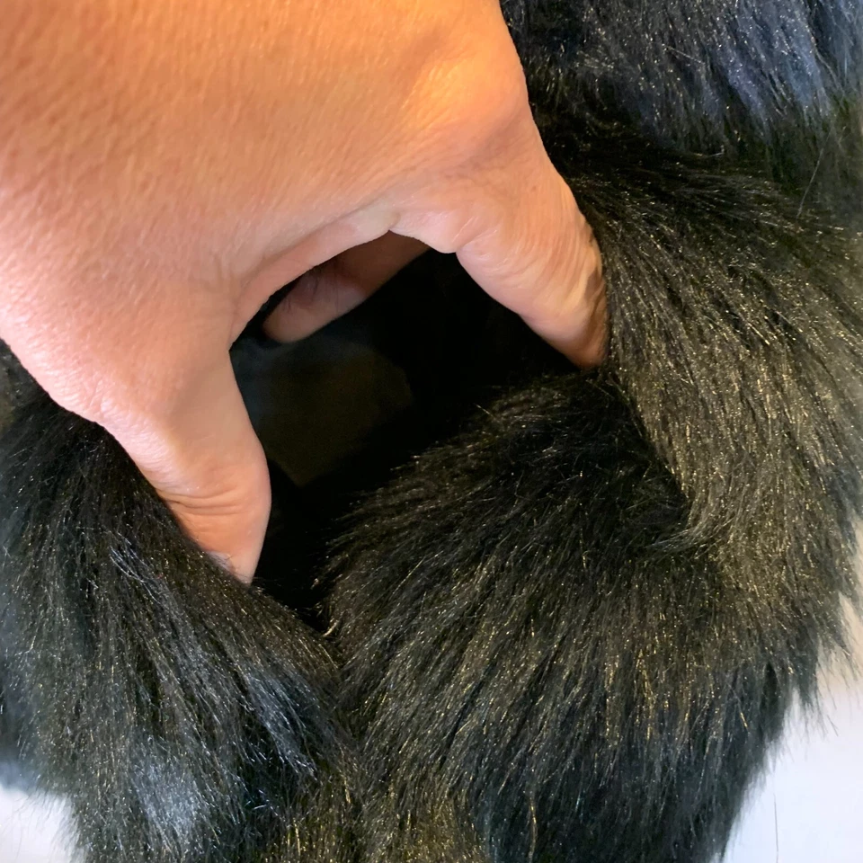 Chaleco Charlotte Russe Imitación Piel Azul Negro Talla XS Bruja Grunge Años 90 Rock Gorpcore Foto 3 de 4