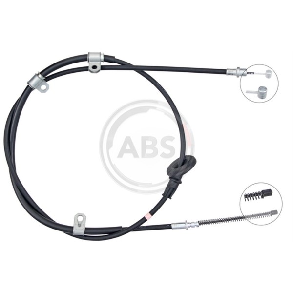 A.B.S. Handbremsseil Bremsseil Rechts Passend FüR Mitsubishi Grandis Na_W-image