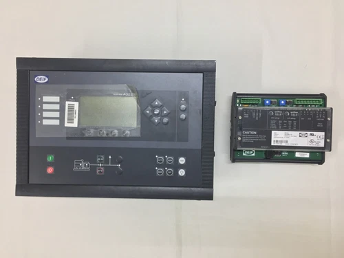 DEIF AGC 200 / TYPE AGC 222 & IOM 220 advance genset controller - used