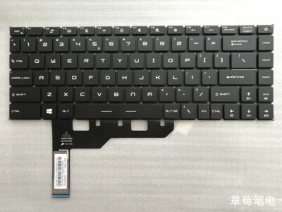 New MSI GP66 Leopard 10UH 11UH 11UG 11UE Vector GP66 12UH 12UGS US RGB Keyboard