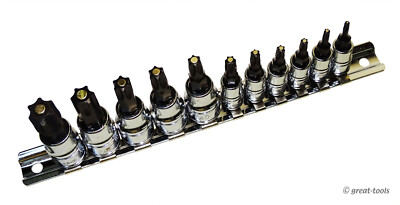 MAGNETIC TIP TORX SOCKET BIT SET   star bits   automotive hand tools   sockets