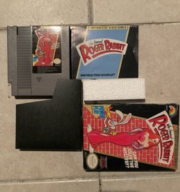 Who Framed Roger Rabbit (Nintendo NES, 1989) CIB with Manual 