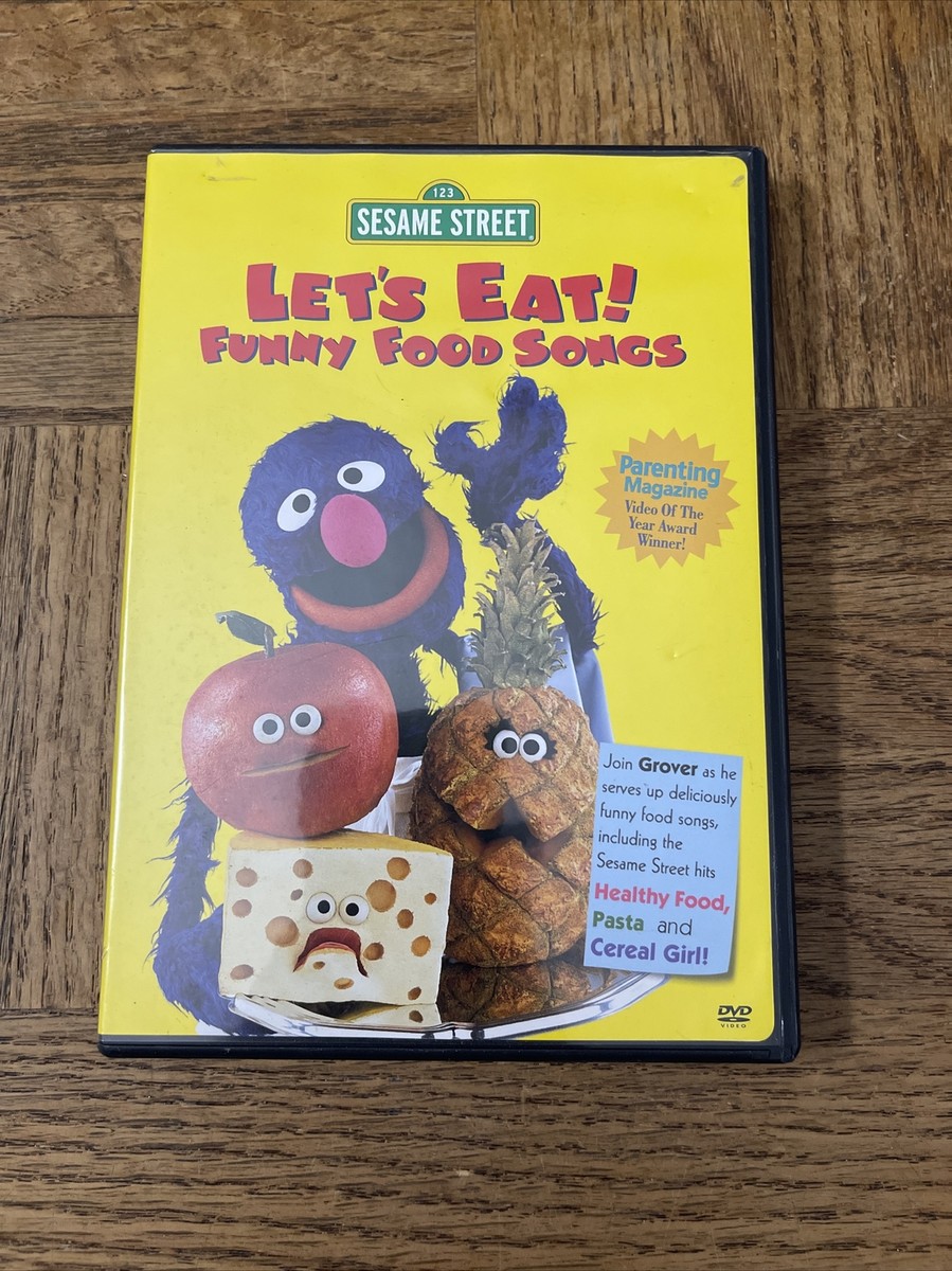 Sesame Street Let's Eat Funny Food Songs DVD 74644935998| eBay