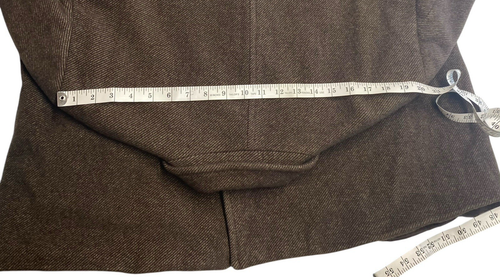 Ralph Lauren Trench Coat Men’s Size 46L Brown Wool Cashmere Overcoat Jacket LRL - Picture 10 of 14