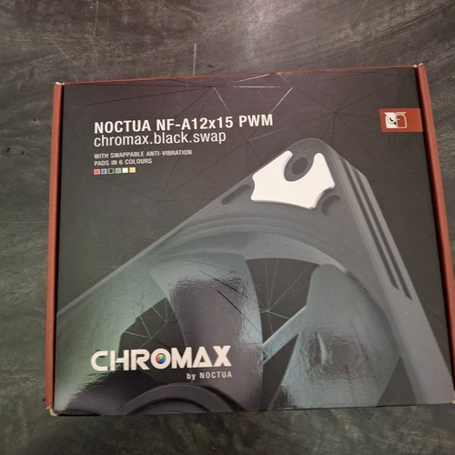 Noctua NF-A12x15 PWM Chromax Black Swap Case Fan 4-Pin 120mm SS02 1850RPM 12V