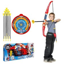 Children Play Archery Bow and Arrow Recurve Learning Shooting Practice 10 Arrows