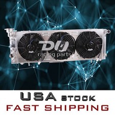 3 Row Radiator&Shroud&Fan For 1991-2001 Jeep Cherokee XJ Comanche 2.5-4.0L AT MT