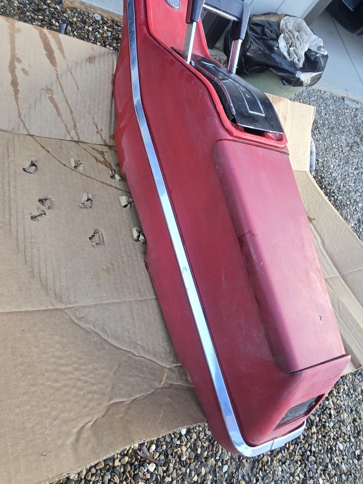 1970-77 Buick Skylark/GS Center Console Chrome Door Insert Plate - Reproduction Trim