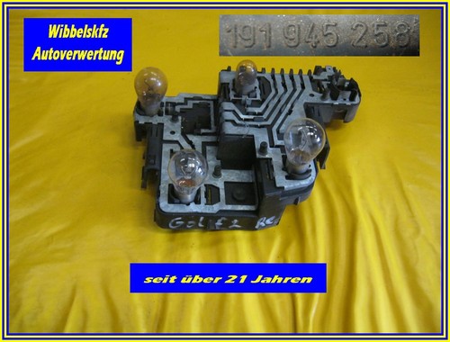 VW Golf 2,              Rücklichtplatine rechts, Beifahrerseite,